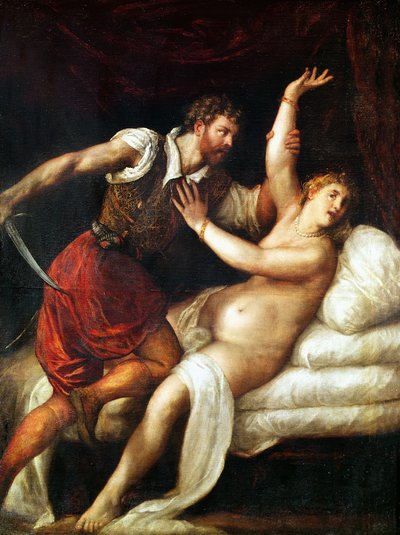 Lo stupro di Lucrezia da Tiziano Vecelli